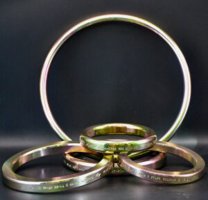 ring gaskets in several different sizes
